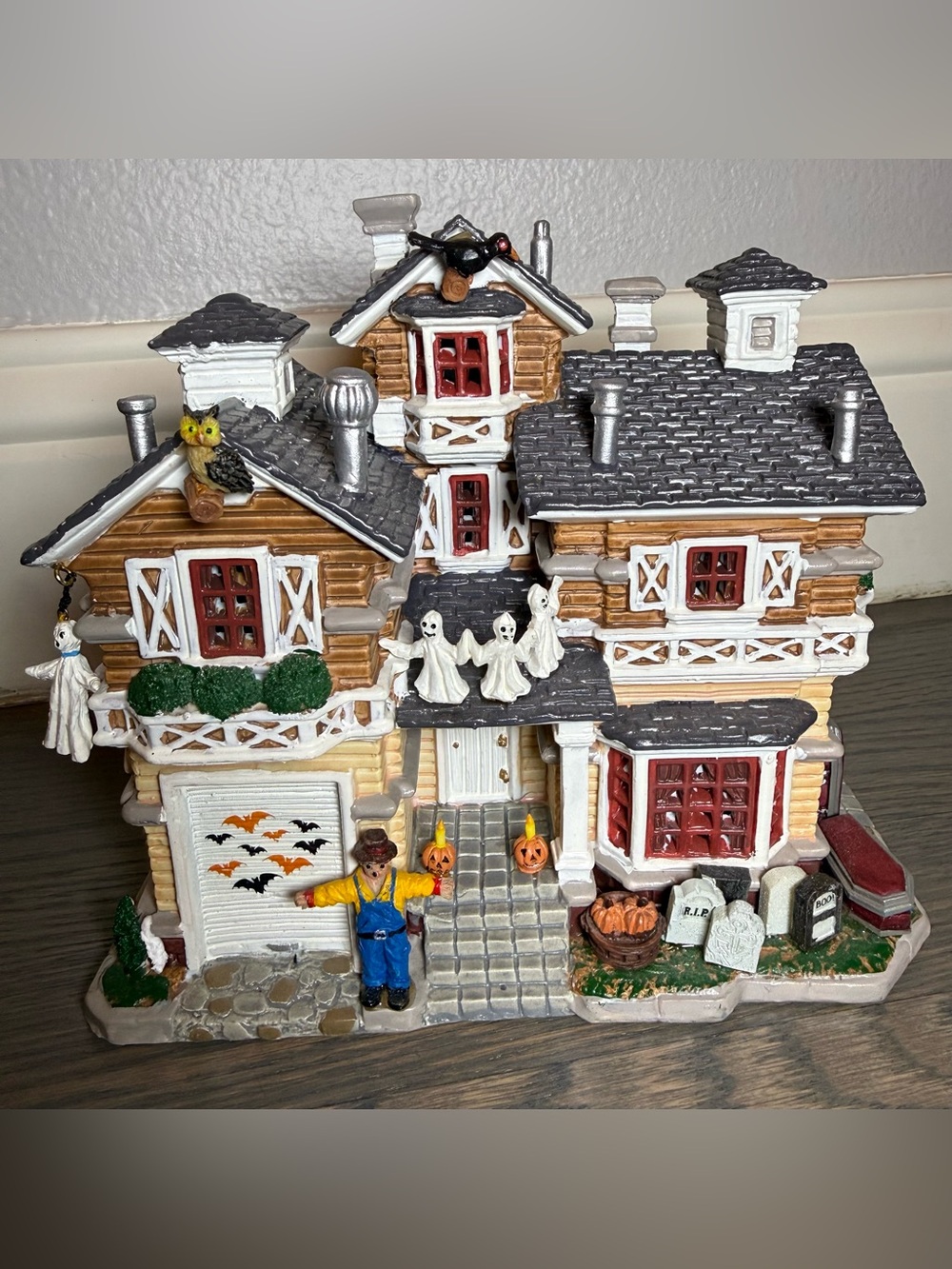 2004 Lemax Pumpkin Hollow Franklin Village Residence #45004 RARE VINTAGE Retired - Picture 2 of 7
